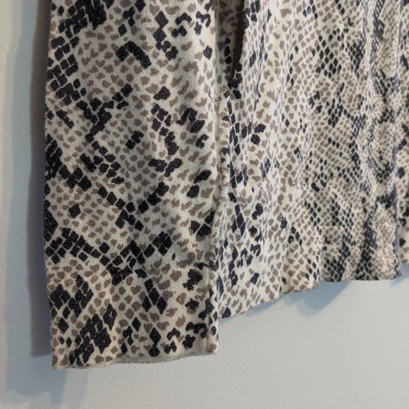 J Crew Snake Print Teddie Sweater, Small, Excellent Condition - Picture 5 of 7
